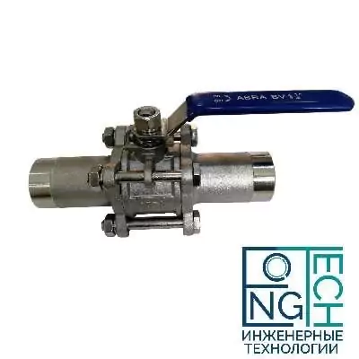Шаровые краны полнопроходные нержавеющие из стали AISI316 (CF8M) ABRA-BV61L DN8-100 PN40 сварка/сварка длинные патрубки Шаровые краны полнопроходные нержавеющие из стали AISI316 (CF8M) ABRA-BV61L DN8-100 PN40 сварка/сварка длинные патрубки Казань