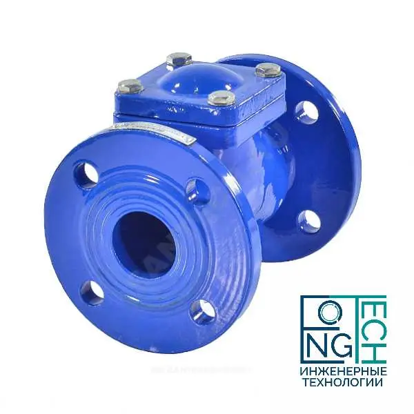 Клапан обратный фланцевый чугунный шаровой Benarmo Ду40-500 Ру10/16 Клапан обратный фланцевый чугунный шаровой Benarmo Ду40-500 Ру10/16