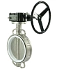 Затвор дисковый поворотный DN.ru WBV3232P-2W-Fb-H Ду40 Ру16 межфланцевый, корпус - нержавеющая сталь 316L, диск - нержавеющая сталь 316L, уплотнение - PTFE, с редуктором RDN RQN1-150Z-T24 Казань