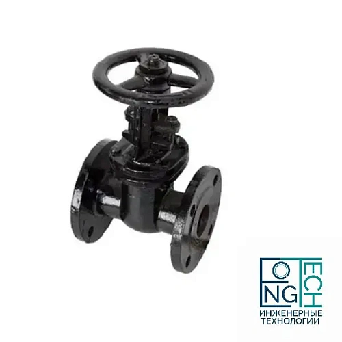 Задвижка чугунная двухдисковая с выдвижным шпинделем 30ч6бр DN 50÷400 мм PN 1,0 МПа Задвижка чугунная двухдисковая с выдвижным шпинделем 30ч6бр DN 50÷400 мм PN 1,0 МПа Казань
