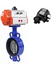 Затвор дисковый поворотный DN.ru WBV1413E-2W-Fb-H Ду250 Ру16, корпус - чугун GGG50, диск - чугун GGG40, уплотнение - EPDM, с пневмоприводом DN.ru PA-SA-210 и с электропневматическим поворотным позиционером DN.ru YT-1000RSN с обратной связью Казань