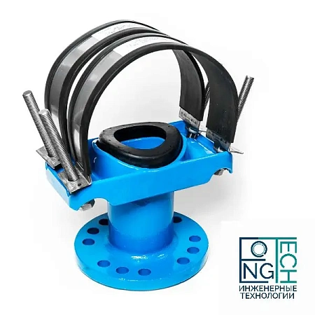 Хомуты врезные фланцевые DN 80-1000; отвод dn 50-200; PN 10/16 Хомуты врезные фланцевые DN 80-1000; отвод dn 50-200; PN 10/16 Казань