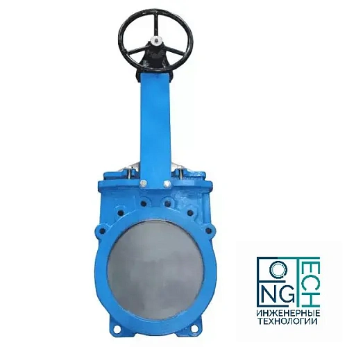 Задвижка шиберная чугунная двусторонняя межфланцевая с редуктором под электропривод Benarmo Ду500-1000 Задвижка шиберная чугунная двусторонняя межфланцевая с редуктором под электропривод Benarmo Ду500-1000 Казань
