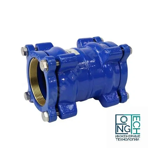 Муфта чугунная соединительная для ПЭ труб ДРК-Е Benarmo Ру10/16 Муфта чугунная соединительная для ПЭ труб ДРК-Е Benarmo Ру10/16 Казань