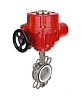 Затвор дисковый поворотный DN.ru WBV3232P-2W-Fb-H Ду40 Ру16, корпус - нержавеющая сталь 316L, диск - нержавеющая сталь 316L, уплотнение - PTFE, с электроприводом DN.ru QT-EX-010EM-O2-220VAC-У1 220В Казань