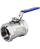 Кран шаровой DN.ru BV3232P-SP-T-H Ду50 Ру63 стандартнопроходной двухходовой, нержавеющая сталь SS316, внутренняя резьба, уплотнение - PTFE, ручка-рычаг Казань
