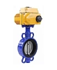 Затвор дисковый поворотный DN.ru WBV1132N-2W-Fb-H Ду250 Ру16, корпус - чугун GG25, диск - нержавеющая сталь 316L, уплотнение - NBR, с электроприводом DN.ru QT-N-040EM-O1-24ВDC-У1 24В Казань