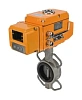 Затвор дисковый поворотный DN.ru WBV3232E-2W-Fb-H Ду50 Ру16, корпус - нержавеющая сталь 316L, диск - нержавеющая сталь 316L, уплотнение - EPDM, с электроприводом DN.ru QT-N-005EM-B1-220VAC-У1 DAR (0-10В) Казань