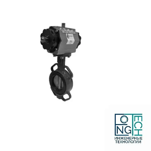 Затвор поворотный дисковый с пневмоприводом ABRA 863 двойного действия ArTorq PA DA (-20°C...+80°C) Ду 32-300 Затвор поворотный дисковый с пневмоприводом ABRA 863 двойного действия ArTorq PA DA (-20°C...+80°C) Ду 32-300 Казань
