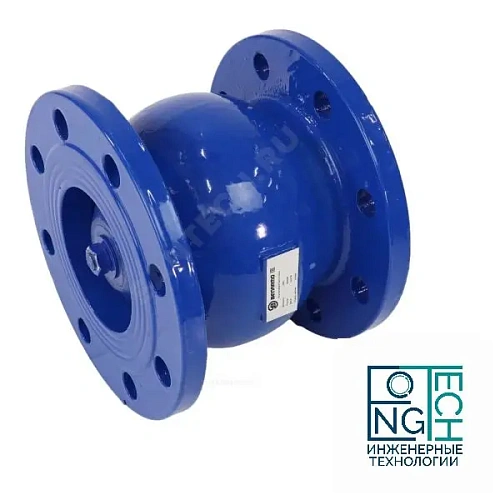 Клапан обратный фланцевый чугунный пружинный с чугунным диском Benarmo Ду50-300 Ру16 Клапан обратный фланцевый чугунный пружинный с чугунным диском Benarmo Ду50-300 Ру16 Казань