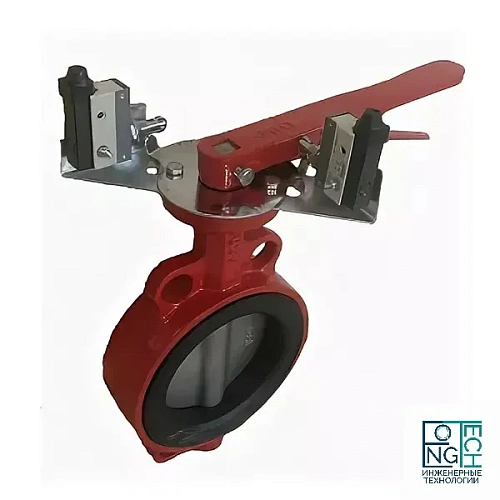 Затвор поворотный межфланцевый чугунный с рукояткой с диском из нерж. стали AISI 316 с концевыми выключателями ABRA-BUV-VF866D Затвор поворотный межфланцевый чугунный с рукояткой с диском из нерж. стали AISI 316 с концевыми выключателями ABRA-BUV-VF866D Казань