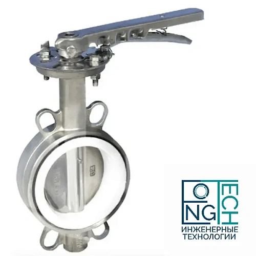 Затвор дисковый поворотный 316L-316L-NBR Ду40-300 Ру16, корпус - нержавеющая сталь, диск - нержавеющая сталь, уплотнение - NBR, с ручкой Затвор дисковый поворотный 316L-316L-NBR Ду40-300 Ру16, корпус - нержавеющая сталь, диск - нержавеющая сталь, уплотнение - NBR, с ручкой Казань