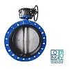 Затвор дисковый поворотный фланцевый чугунный с чугунным диском манжета EPDM с редуктором Benarmo Ду250-1000 Ру10/16 Казань