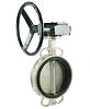 Затвор дисковый поворотный DN.ru WBV3232E-2W-Fb-H Ду80 Ру16 межфланцевый, корпус - нержавеющая сталь 316L, диск - нержавеющая сталь 316L, уплотнение - EPDM, с редуктором RDN RQN1-150Z-T24 Казань