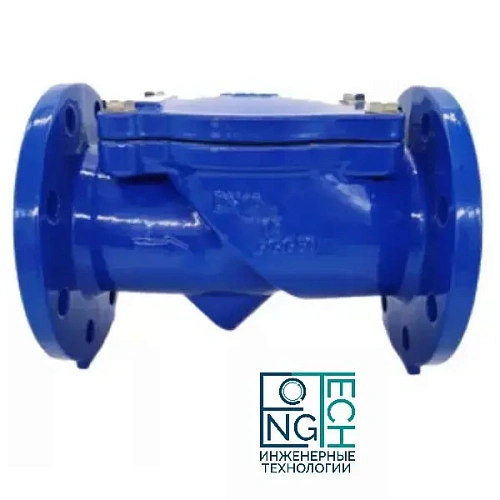 Клапан обратный фланцевый чугунный поворотный со стальным диском Benarmo Ду50-300 Ру10/16 Клапан обратный фланцевый чугунный поворотный со стальным диском Benarmo Ду50-300 Ру10/16 Казань