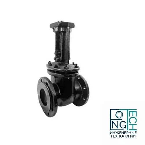 Задвижка чугунная двухдисковая с выдвижным шпинделем 30ч906бр DN 50÷400 мм PN 1,6 МПа Задвижка чугунная двухдисковая с выдвижным шпинделем 30ч906бр DN 50÷400 мм PN 1,6 МПа Казань